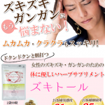 体に優しい女性のための偏頭痛予防ハーブサプリメント【ズキトール】